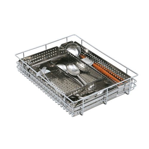 Stainless Steel Cutlery Basket