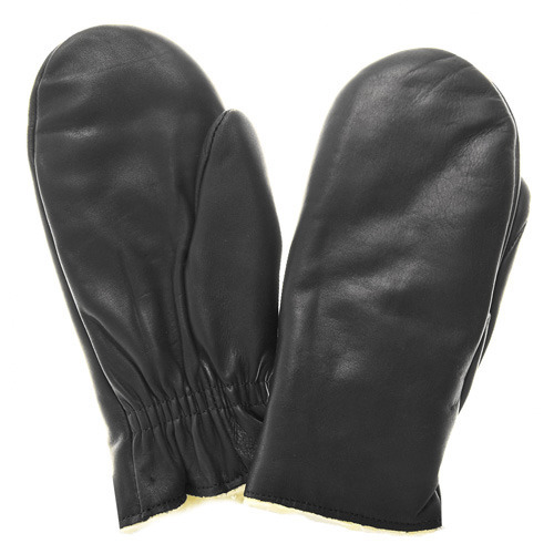 Leather Mitten Gloves