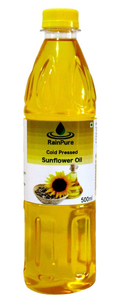 RainPure 500ml Sunflower Oil, Packaging Type: Pet Bottel