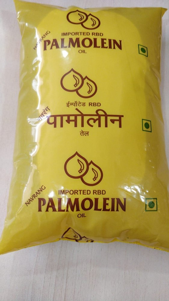 Navrang Refined Palm Olein Oil, Packaging Type: Packet, Packaging Size: 1L img