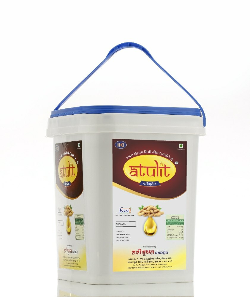 Atulit Filtered Groundnut Oil - 15Litre, 15 kg