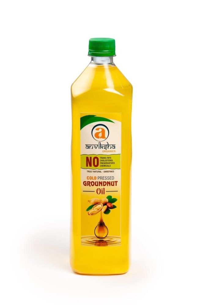 Wood Pressed Groundnut Oil, 1 LITRE & 5 LITRE