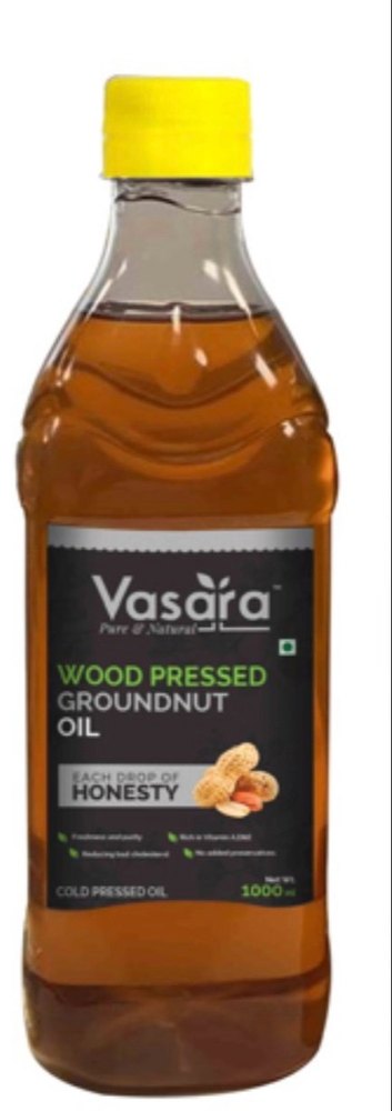 Liquid Wood Pressed Groundnut Oil, 1 L img