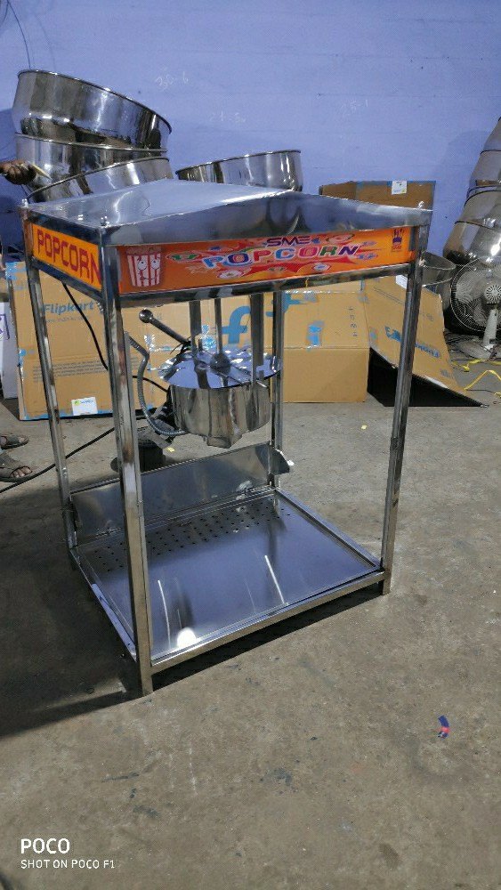 SS Popcorn Machine, Capacity: 500 G/Batch