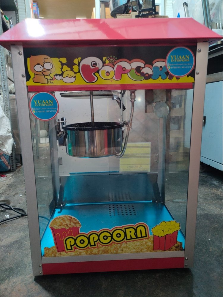 Electric Popcorn Machine Commercial, 200.0 grams per batch, 1.4kw