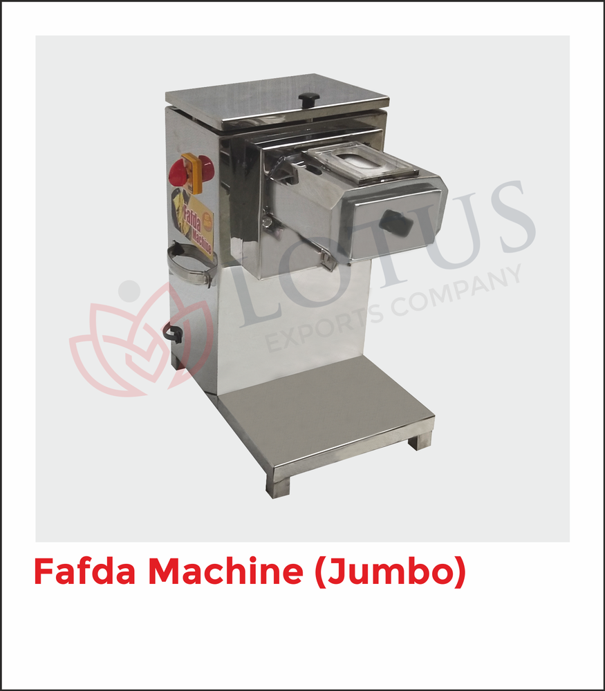 Semi-Automatic Jumbo Fafda Making Machine, For Commercial, 1 HP