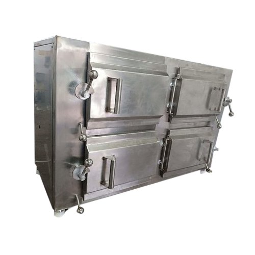 Semi-Automatic Stainless Steel Commercial Idli Box, Capacity: 16 Plates