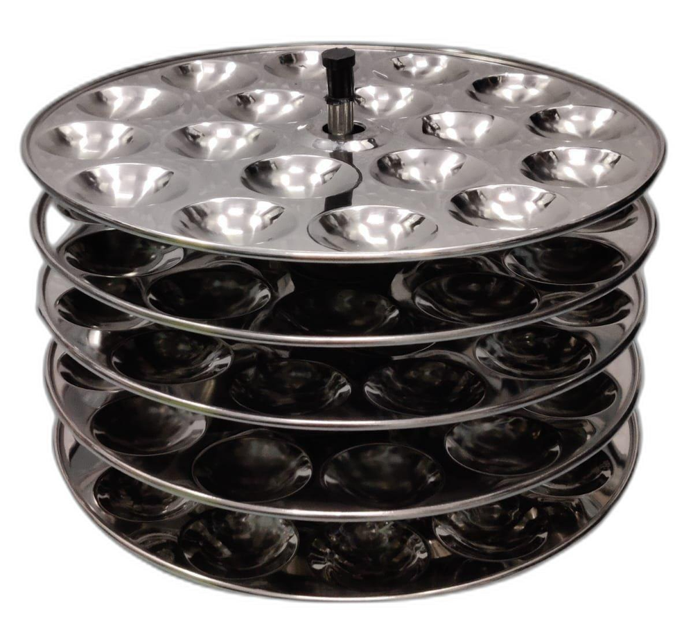 Manual Stainless Steel Idli Plates, For Home, 5