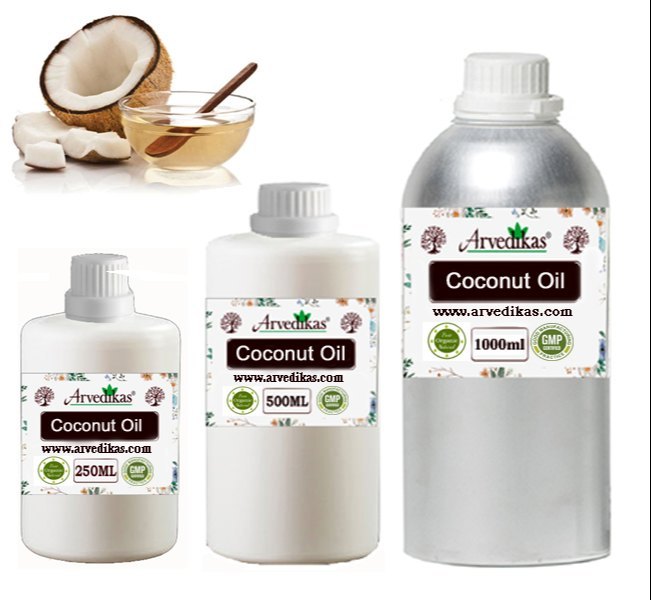 Arvedikas 1 kg Fractionated Coconut Oil, For Cosmetic