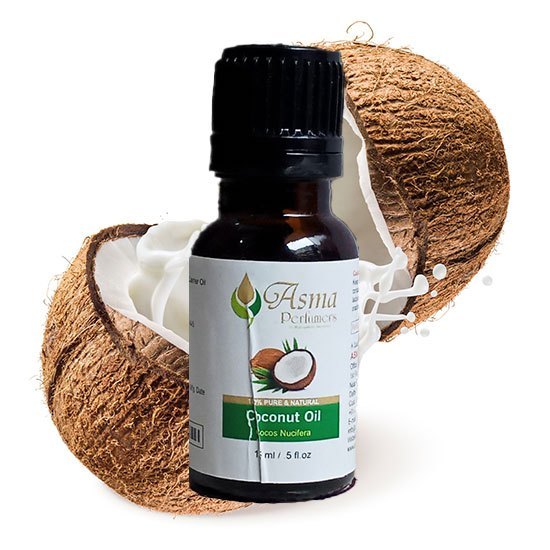 Asma Perfumers Cold Pressed Coconut Carrier Oil, For Cosmetic