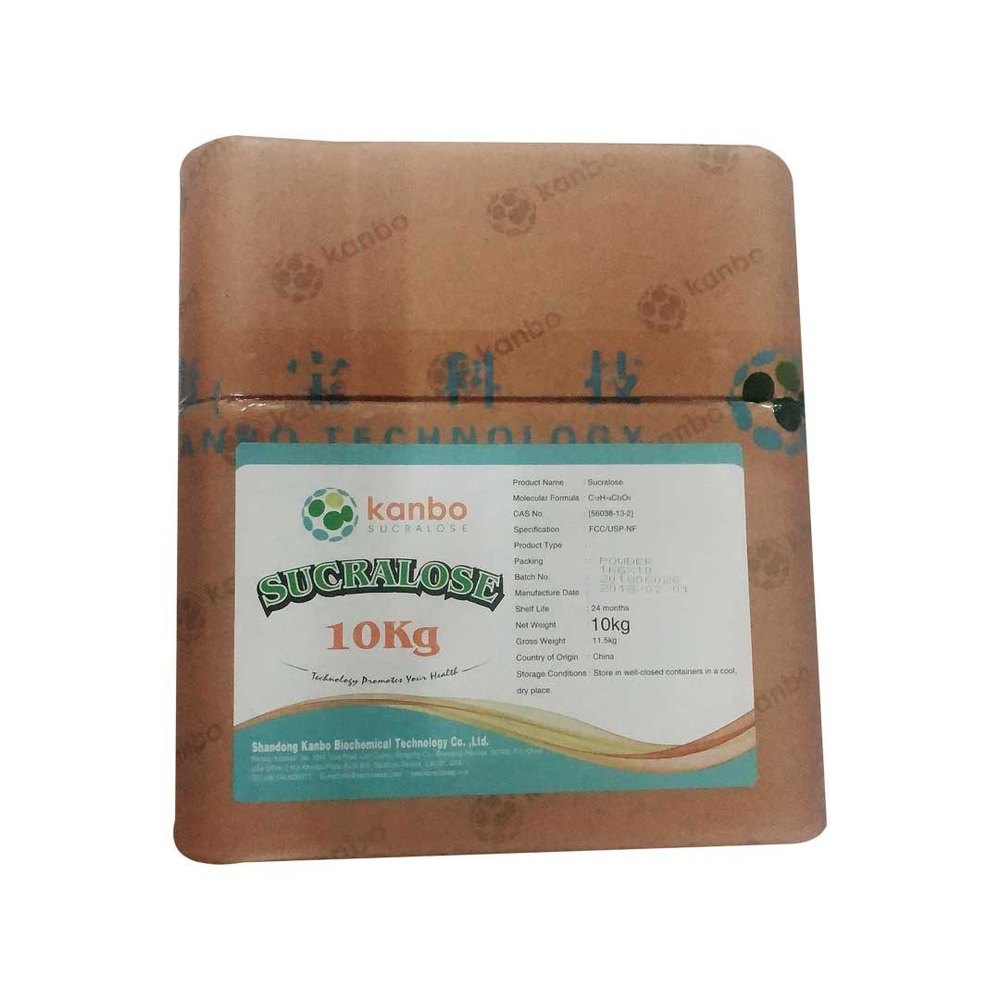 Sucralose Powder, Packaging Type: Box, Packaging Size: 1 kg And 25 kg