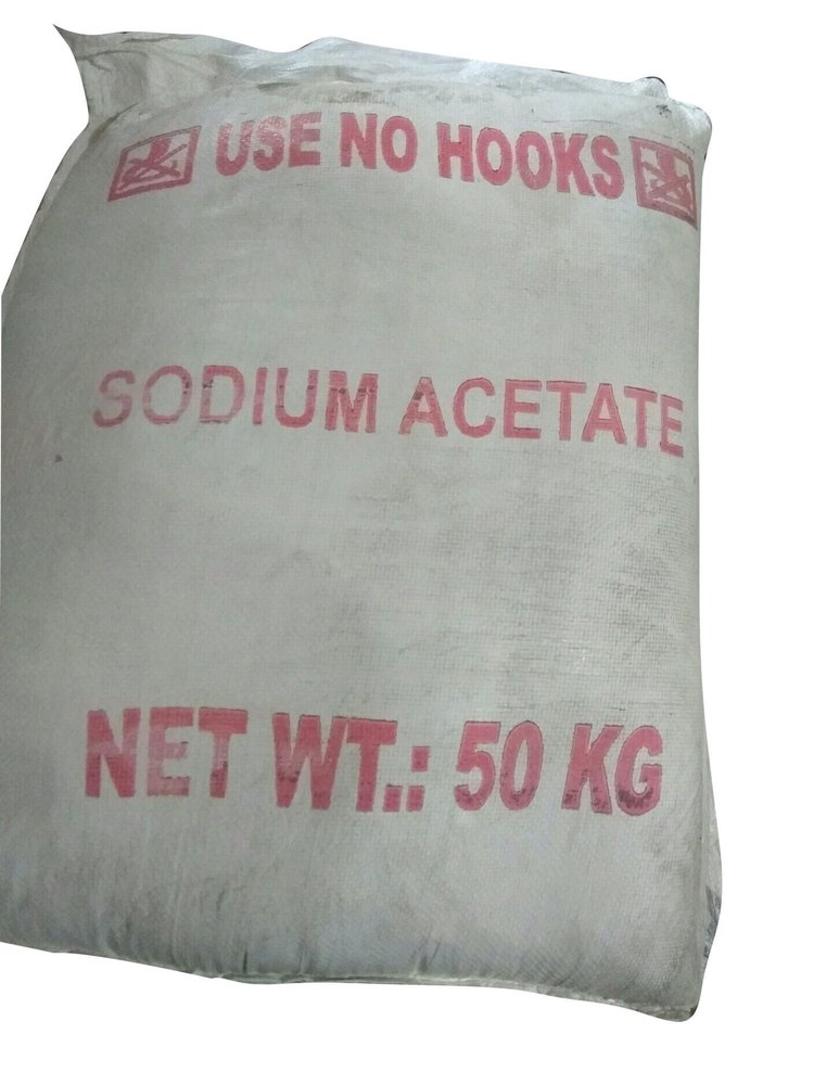 White Sodium Acetate, Packaging Size: 50 Kg, Packaging Type: Bag