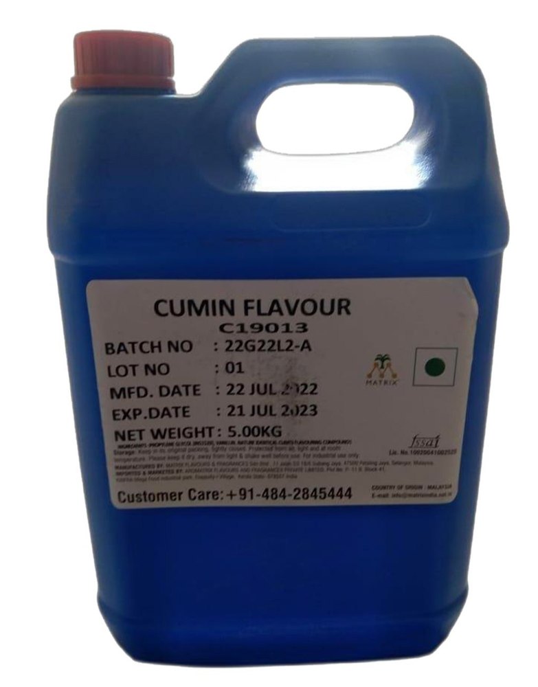 Cumin Flavour, For Food Flavouring, Packaging Size: 5Kg