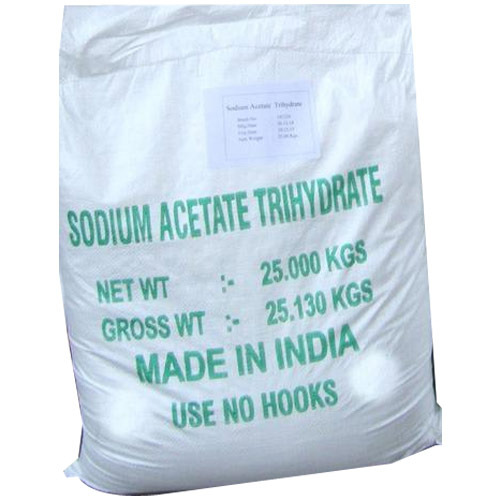 Sodium Acetate Trihydrate, For Industrial, Packaging Type: Bag