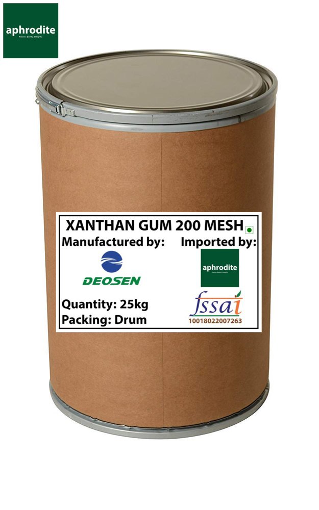 Xanthan Gum 200 Mesh, Packaging Size: 25 Kgs, Packaging Type: Fibre Drum