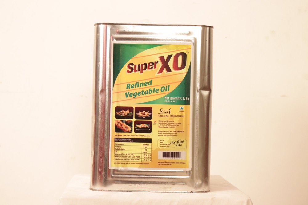 Super XO Refined Vegetable Oil, Packaging Type: Tin, Packaging Size: 15 Kg