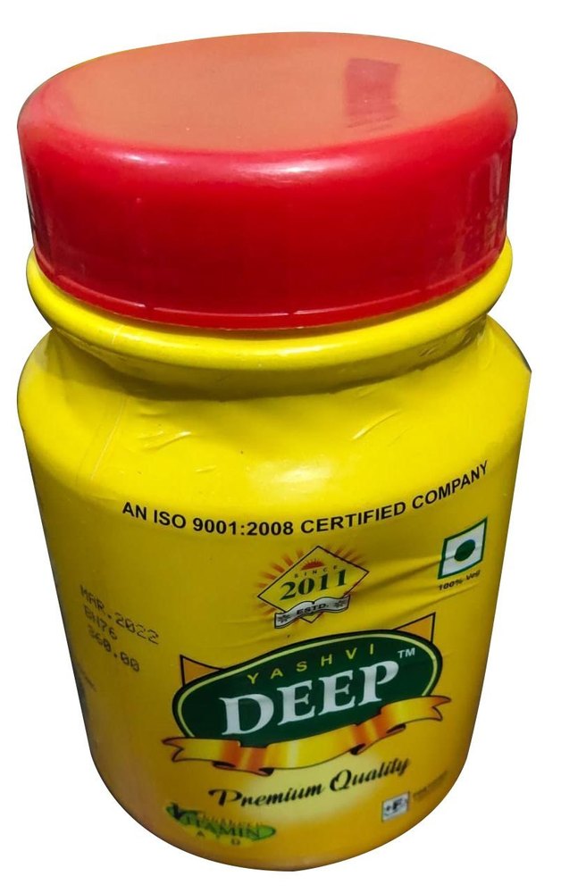 1L Yashvi Deep Vegetable Oil, Packaging Type: Jar, Packaging Size: 1 litre