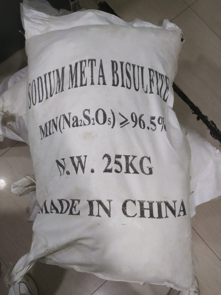 Sodium Metabisulfite Powder, 25 Kg Bag, Packaging Size: 25kg