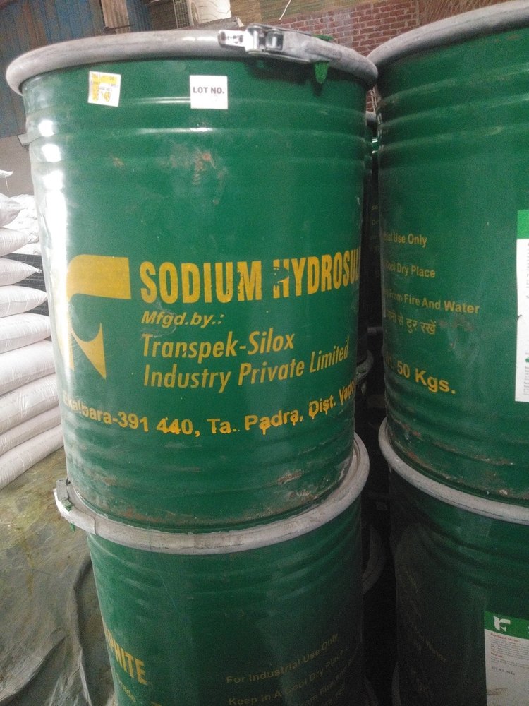 Sodium Hydrosulphite Hydro, For Pharma And Fabric Industries, Packaging Size: 50 kg