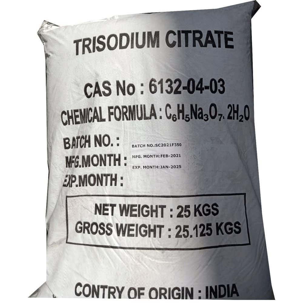 Sodium Citrate, For Food Grade And Technical Grade, Packaging Size: 25 KG