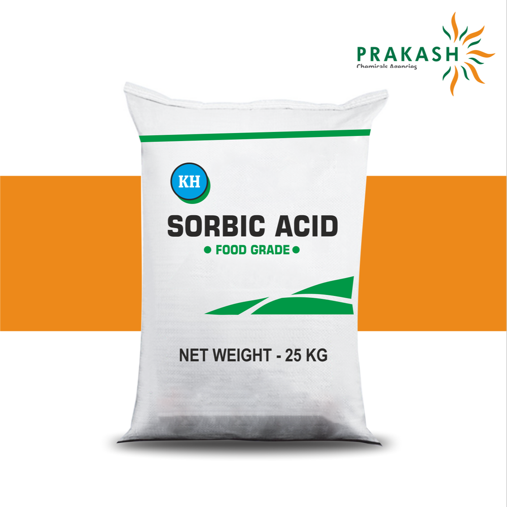 Sorbic Acid Powder, Packaging Type: Bag, Packaging Size: 25 Kg