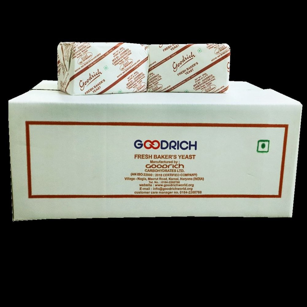 Natural Goodrich Fresh Bakers Yeast, Solid, Packaging Size: 10kg