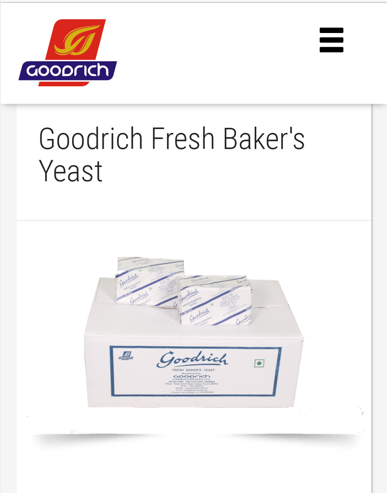 Goodrich fresh Yeast