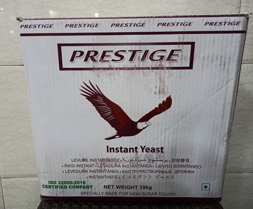 PRESTIGE INSTANT DRY YEAST, GRANULAR, Packaging Size: 500 Gms Vaccum Pack