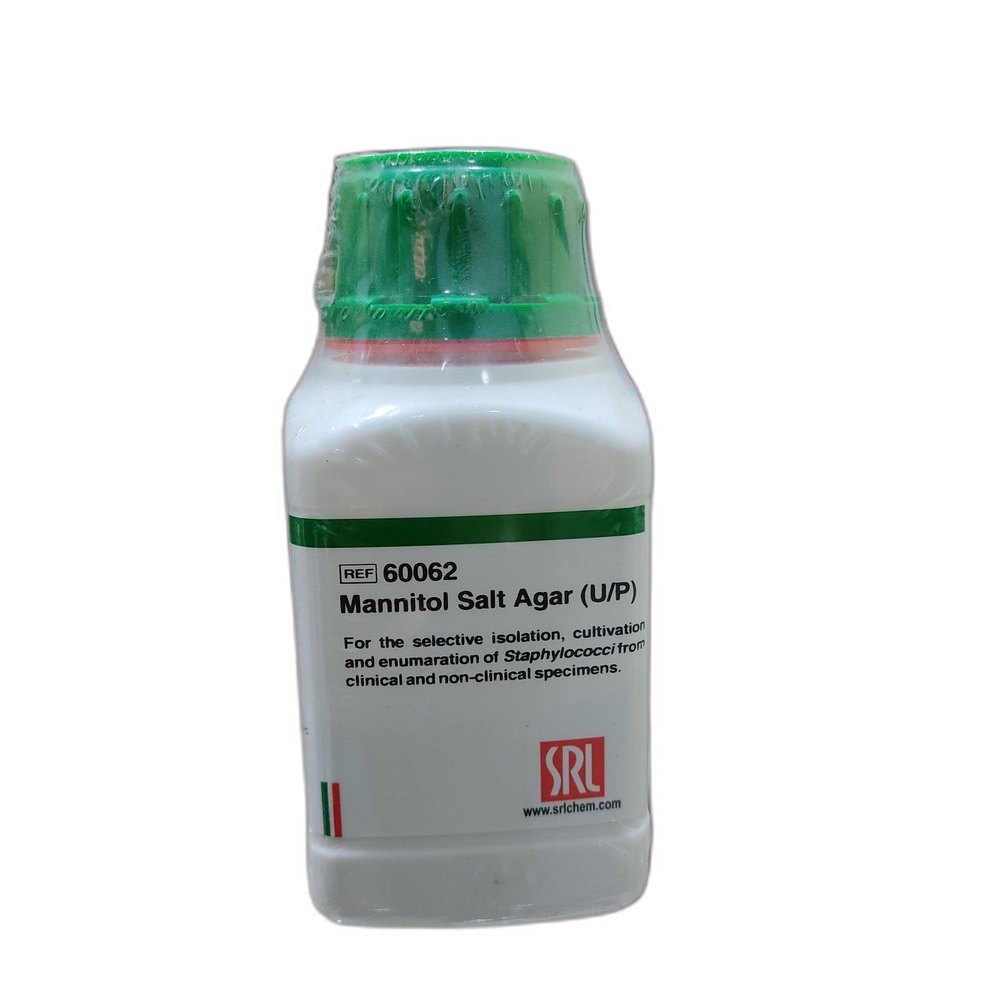 SRL Mannitol Salt Agar, 500gm, Prescription