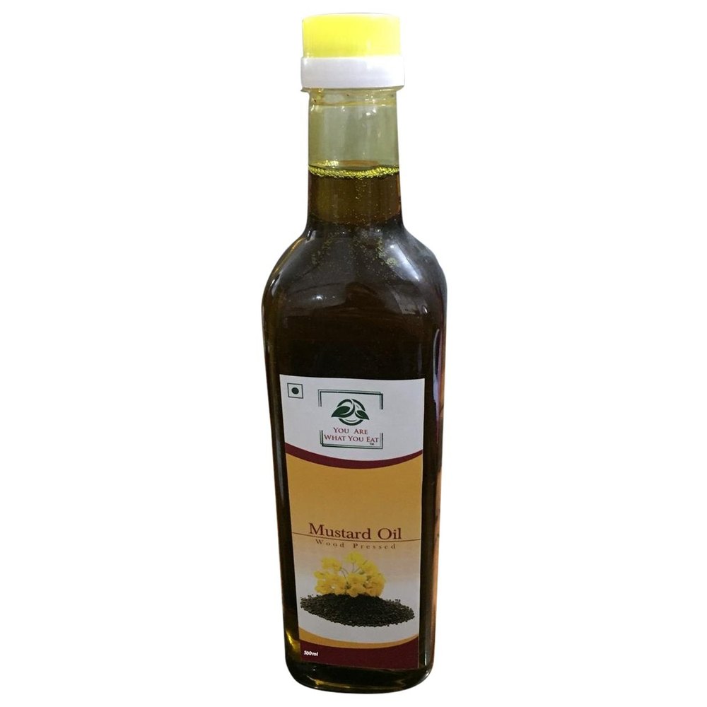 Black 500ml Wood Pressed Mustard Oil, Packaging Type: Plastic Bottle