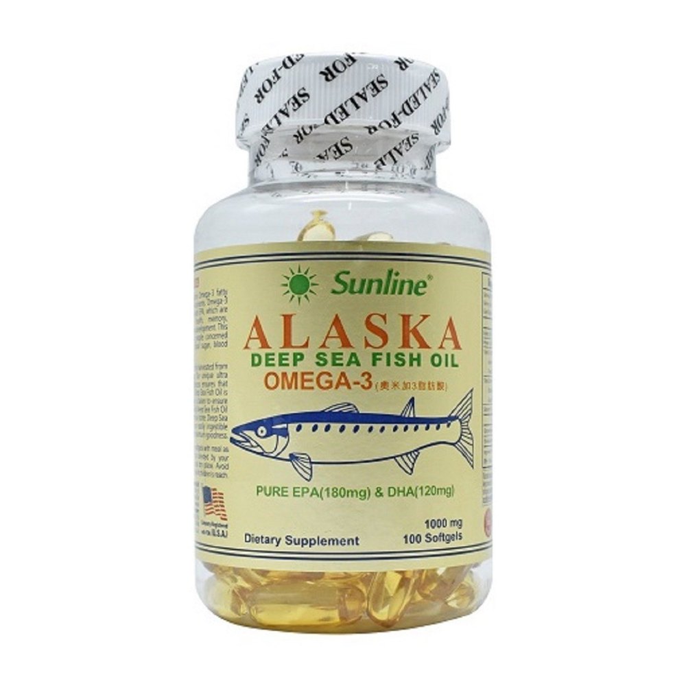 Sunline Alaska Deep Sea Fish Oil, Packaging Type: Plastic Bottle, Packaging Size: 100 Softge