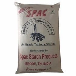 Indian Industrial & Food Grade Tapioca Starch Powder (SPAC), Gluten Free, Packaging Size: 50 Kg