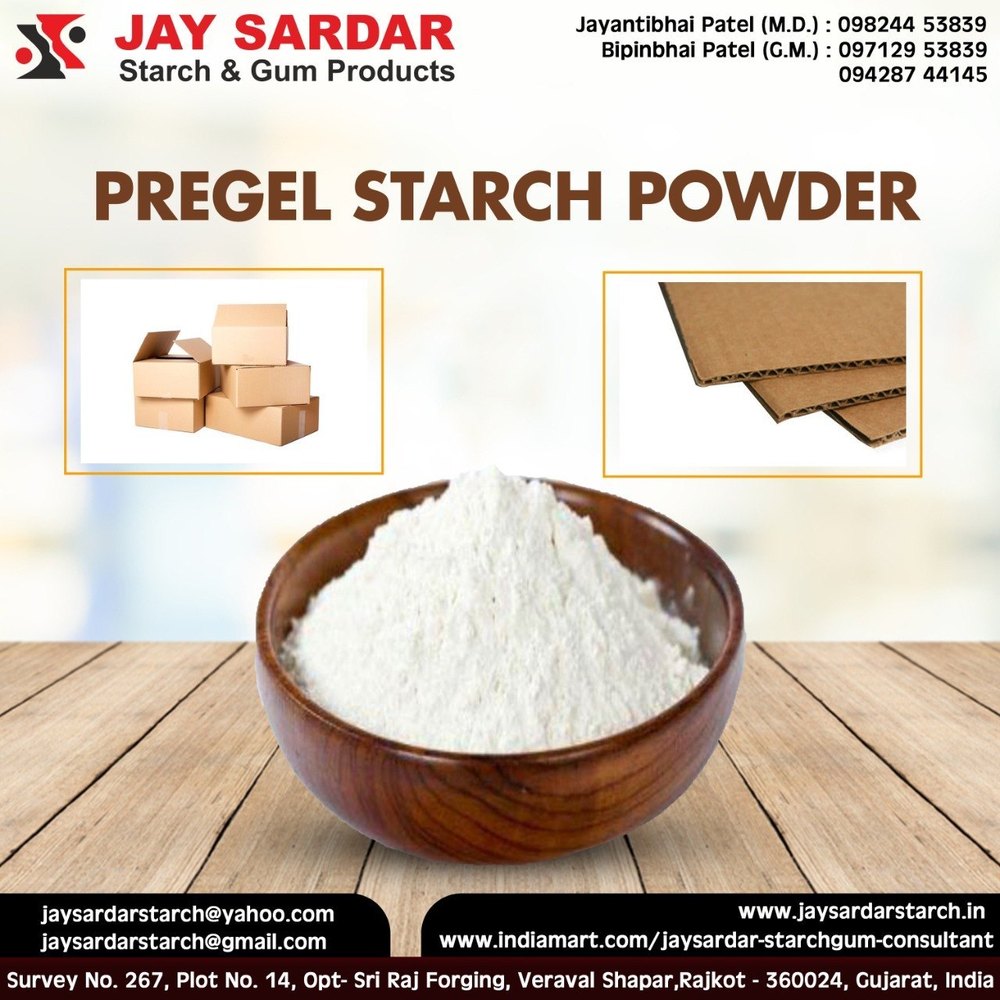 Prigel Starch Powder, Pack Size: 50 Kg, Packaging Type: Bag