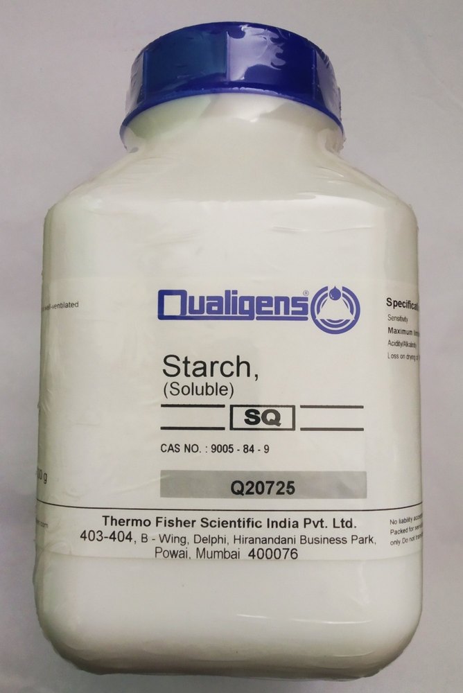 Indian Lab Starch Soluble Powder, For Industrial, Packaging Size: 500gm