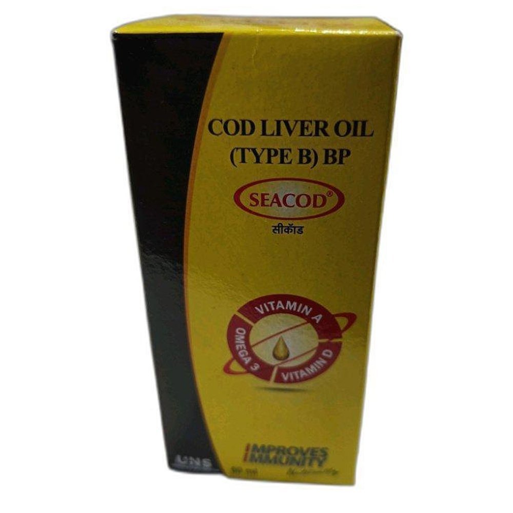 Seacod Cod Liver Oil, Packaging Type: Box, Packaging Size: 50ml