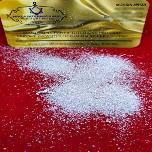 Mirza International Pure Edible Silver Sprinkles