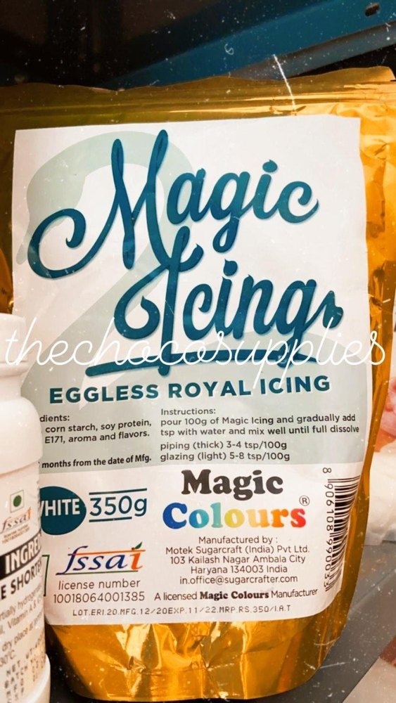 White Powder Magic Colours Royal Icing