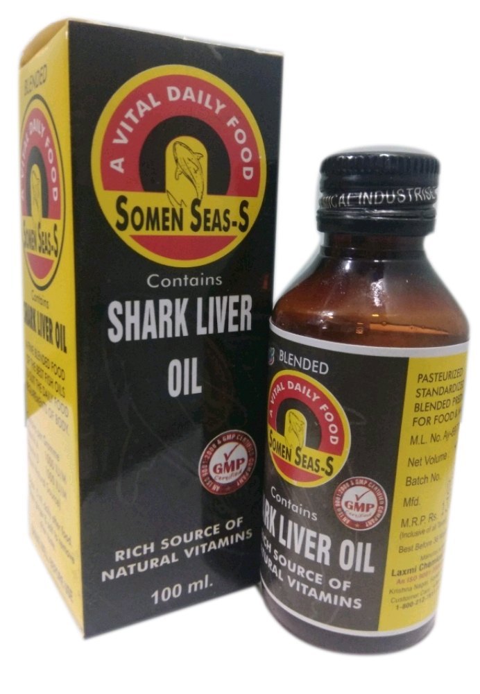 Laxmi Somen Seas S Shark Liver Oil, Packaging Size: 100ml