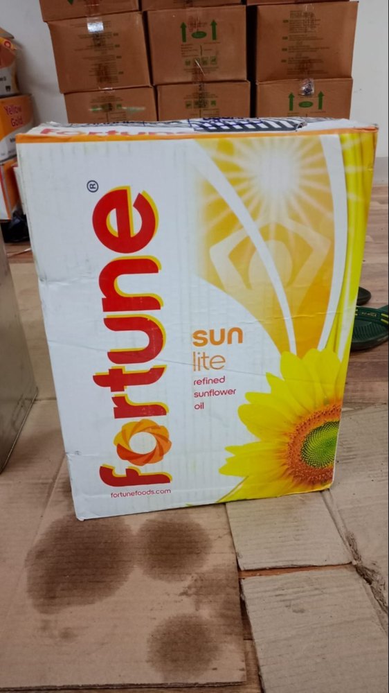 Liquid Vitamin A Fortune Sun Lite Sunflower Refined Oil, Packaging Type: Container, Packaging Size: 15 Litre