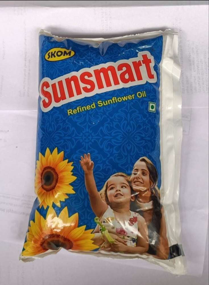 1 Litre Sunsmart Refined Sunflower Oil, Packaging Type: Pouched