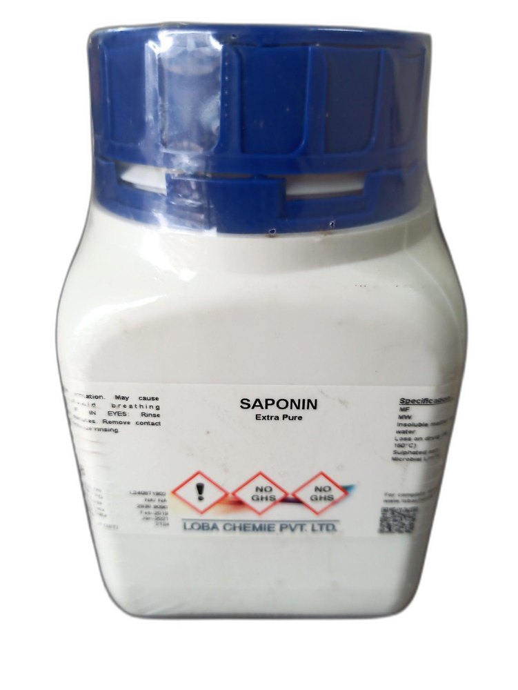 Powder Extra Pure Saponin, For Lab, Packaging Size: 250 G