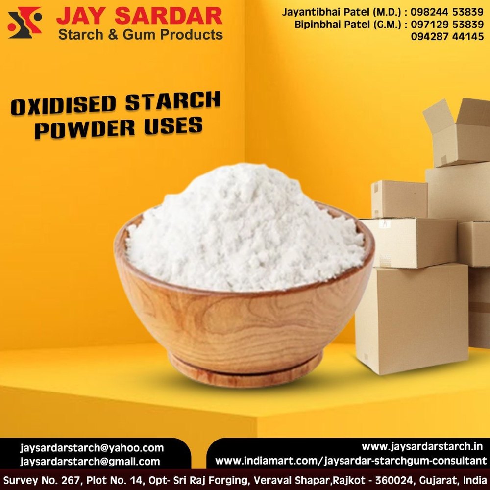 Oxidised Starch, For Paper Manufacturing