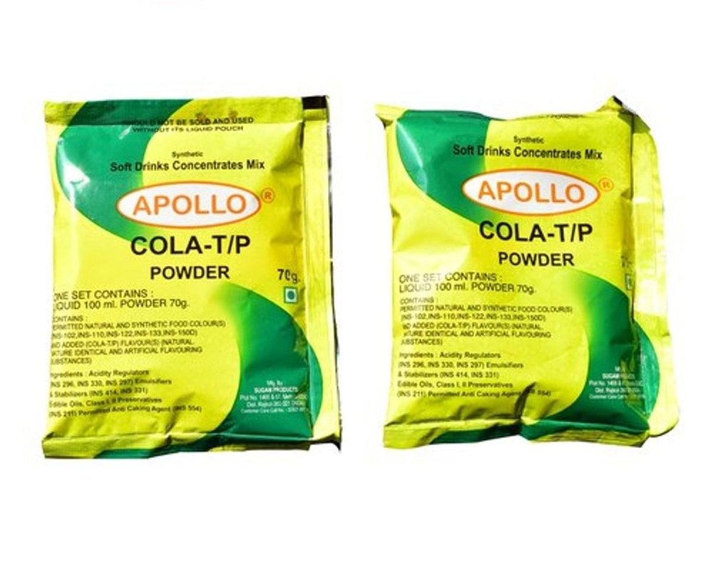 Apollo Cola Soft Drink Concentrate Flavour, Packaging Type: Packet, Packaging Size: 70g