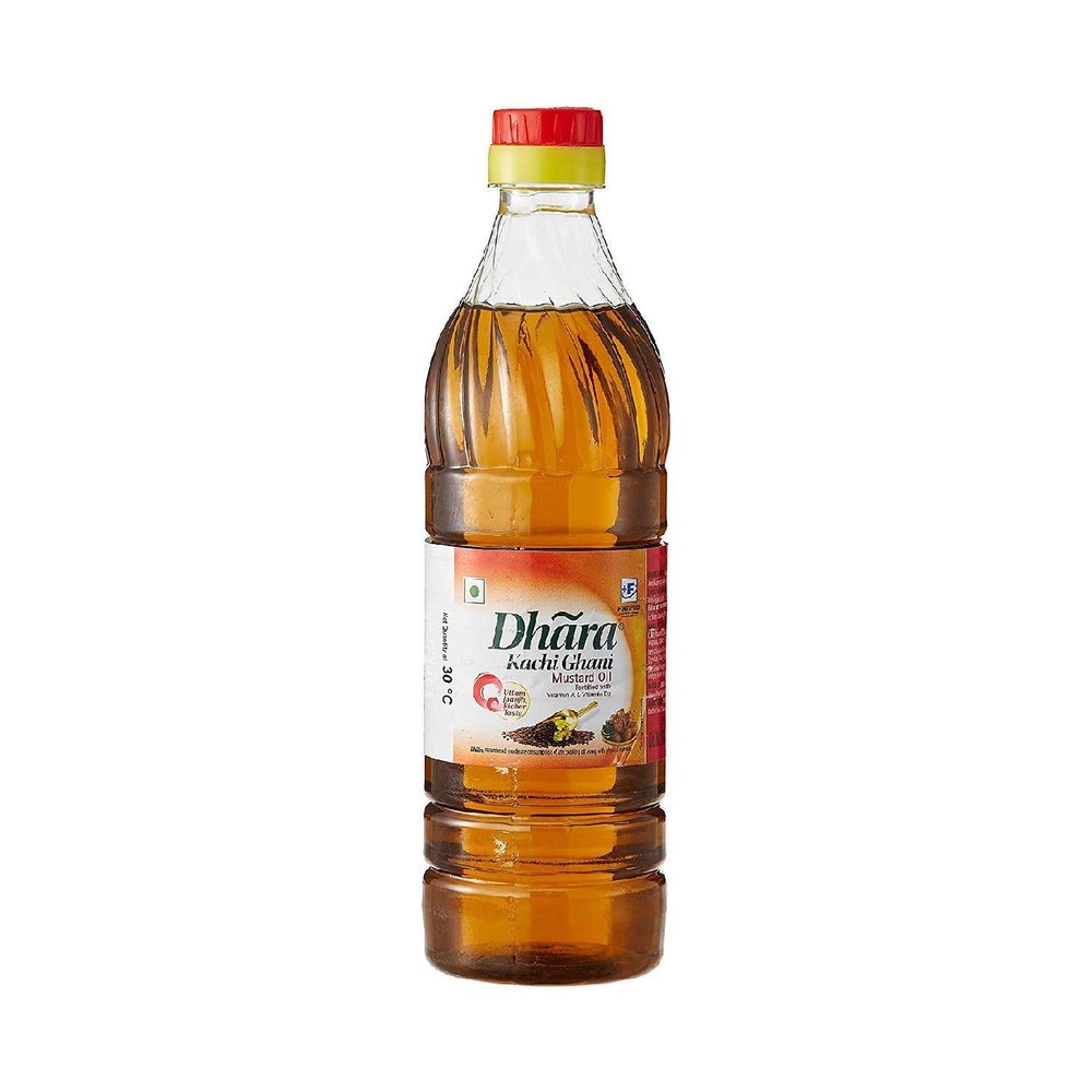 Dhara Kachi Ghani Mustard Oil, Packaging Size: 1 litre