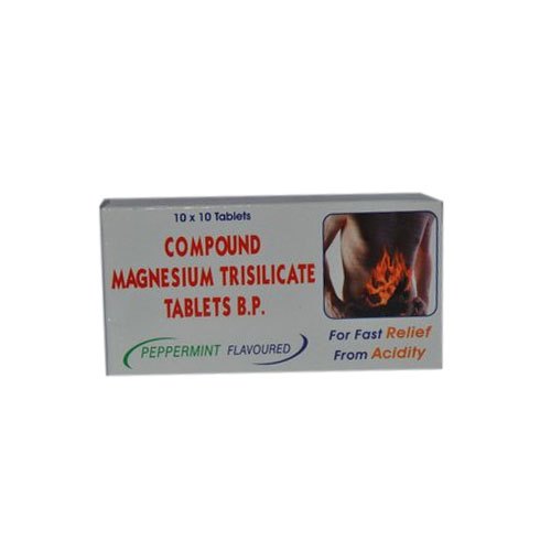 Magnesium Trisilicat Tablets B.P, Packaging Size: 10 X 10 Tablet, Packaging Type: Box