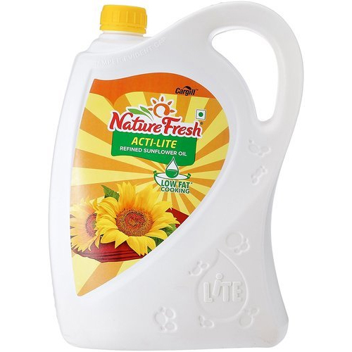 Nature Fresh Refined Sunflower Oil, Packaging: 5 litre