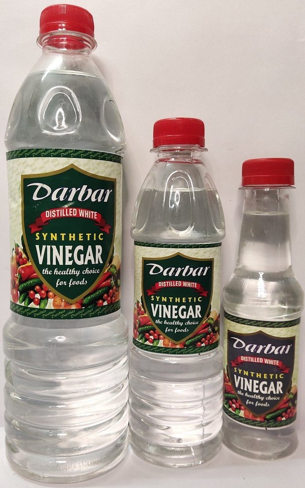 Purified Water 375ml White Synthetic Vinegar, For Cooking, Bottles