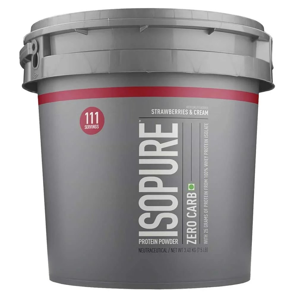 Strawberry Isopure 7.5lbs Stawberry Flavour, For AFTER WORKOUT, Powder