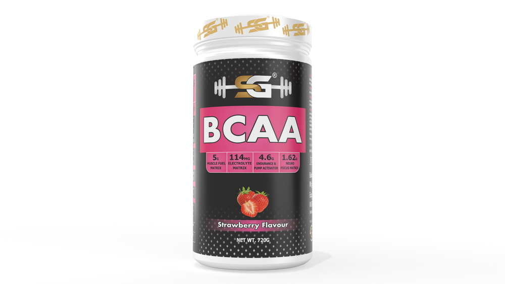 Bcaa Powder (Strawberry flavour), For Food Flavor, Packaging Size: 750 Grams