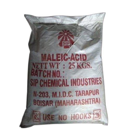 Maleic Acid Powder, Packaging Type: Hdpe Bag, Packaging Size: 25 Kg